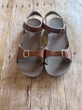 Girls Brown Salt Water Surfer Sandal